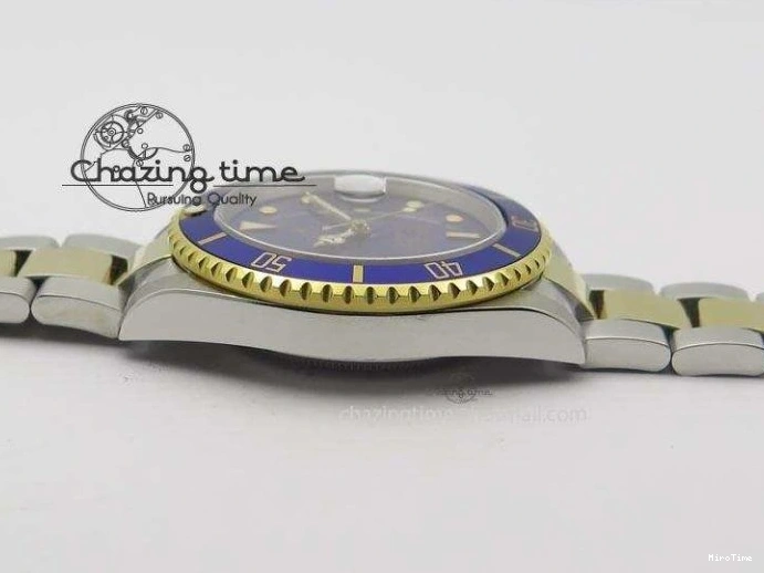 MiroTime 1231 Stretchable Submariner BP Maker 16613 Blue Dial SS YG Case On SS YG Bracelet A 3877